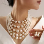 Elegant Simple Style Streetwear Pearl Imitation Pearl Ferroalloy Inlay Imitation Pearl Women's - Image 3